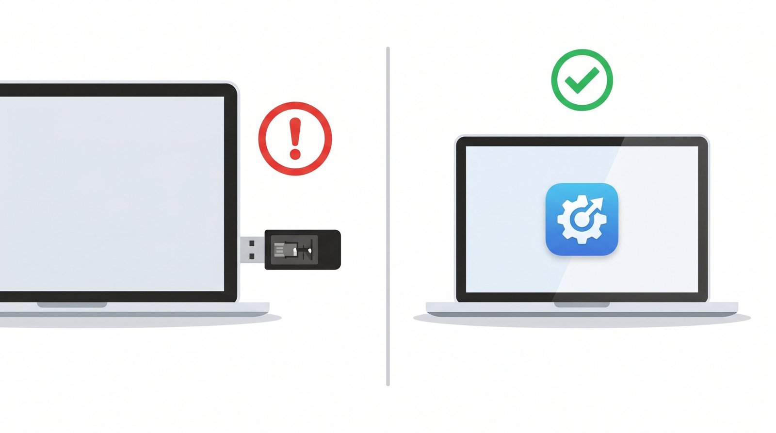 Hardware USB mouse jiggler compared to software mouse mover application