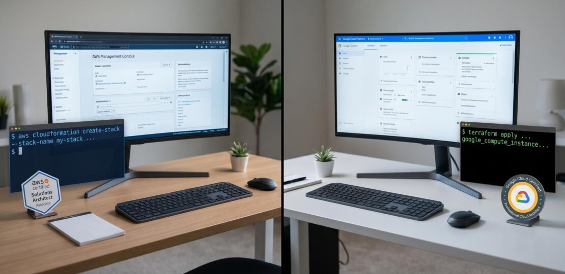 Overemployed Cloud Engineer Dual Job Setup – AWS and GCP Workstations