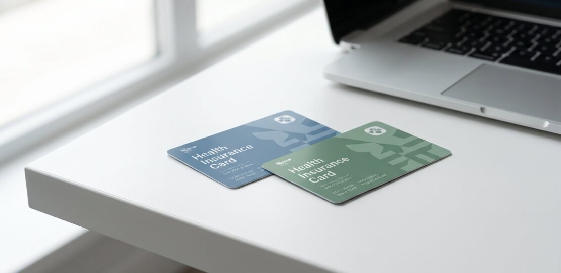 Dual health insurance cards for overemployed workers