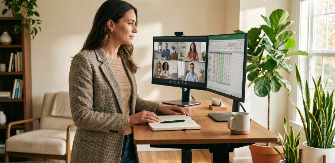 Working Two Remote Jobs Setup Hero